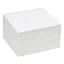 Dinner Napkins 2 Ply 1/8 Fold 40x40cm White 100 Pack
