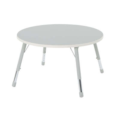 Thrifty Round Table 90cm With Height Adjustable Legs