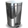 Soclean Pedal Bin Mirrored Stainless Steel 12l