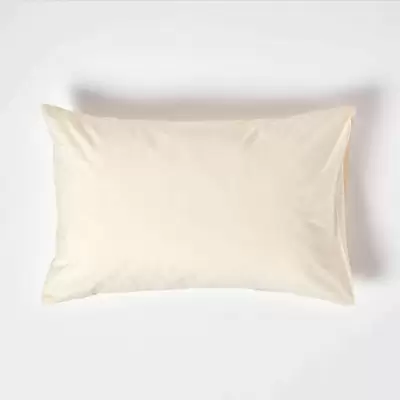 Pillow Case Pair 50cm x 75cm - Colour: Ivory