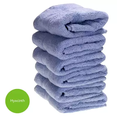 Hand Towel 50x90cm 500gsm x 6 - Colour: Hyacinth
