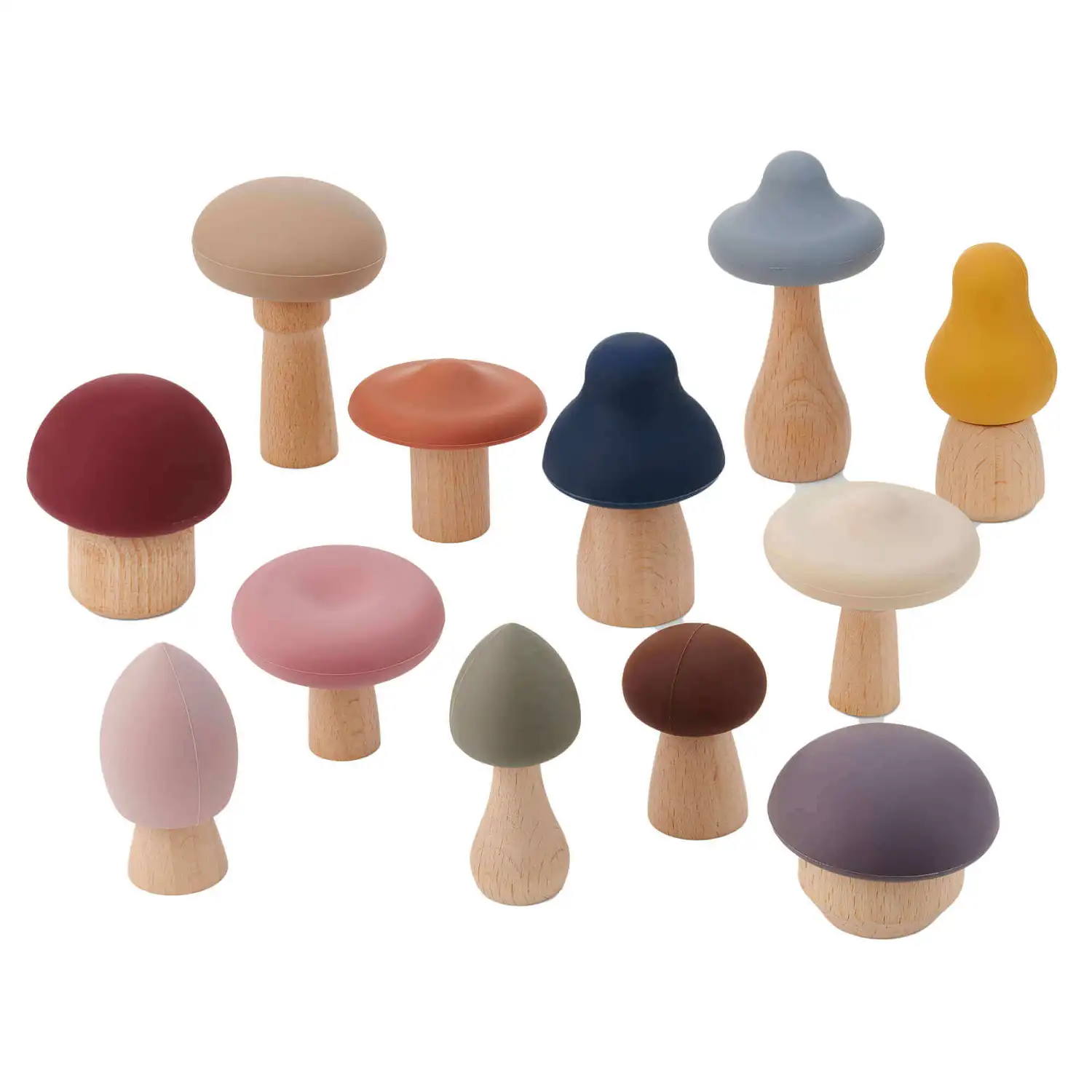 Silicone Woodland Mushrooms