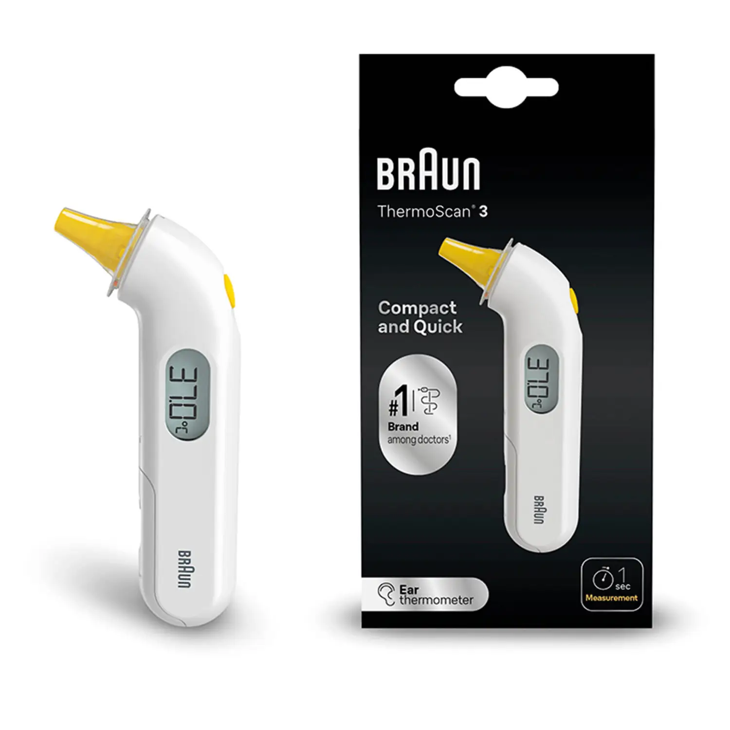 Braun Thermoscan 3 Ear Thermometer G2p100