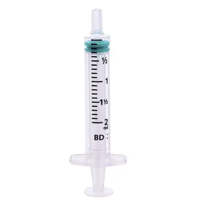 BD Emerald 2ml Hypodermic Syringe Luer Slip 100 Pack G2p100