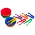 Sorting Bowls and Tweezers Assorted 6 Pack