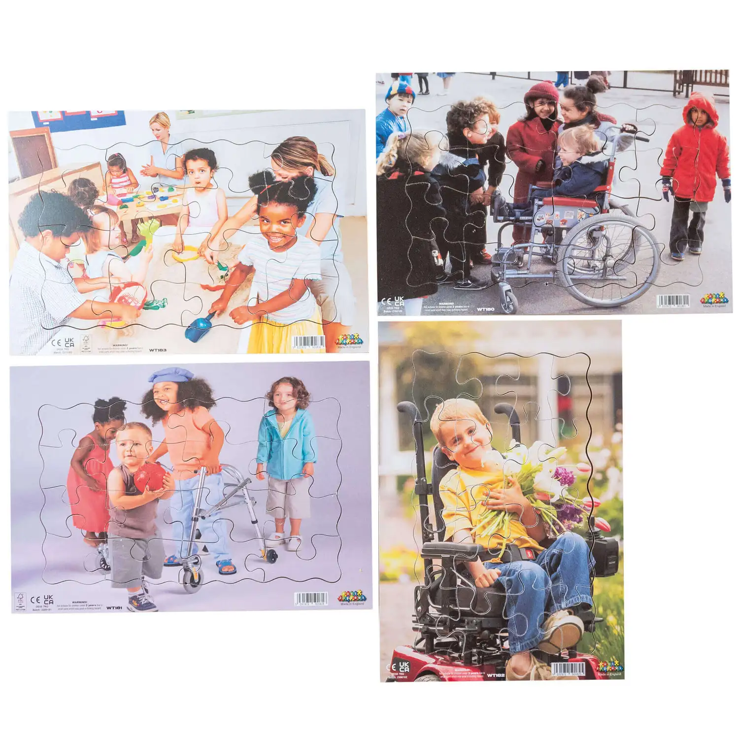 Diversity and Inclusion Puzzles 16 Piece 4 Pack