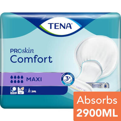 Tena Comfort Shaped Pads Maxi 28