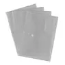 A4+ Popper Wallets Clear 5 Pack