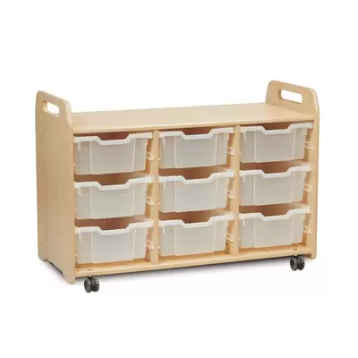 Tray Storage Unit With 9 Deep Trays