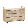 Tray Storage Unit With 9 Deep Trays