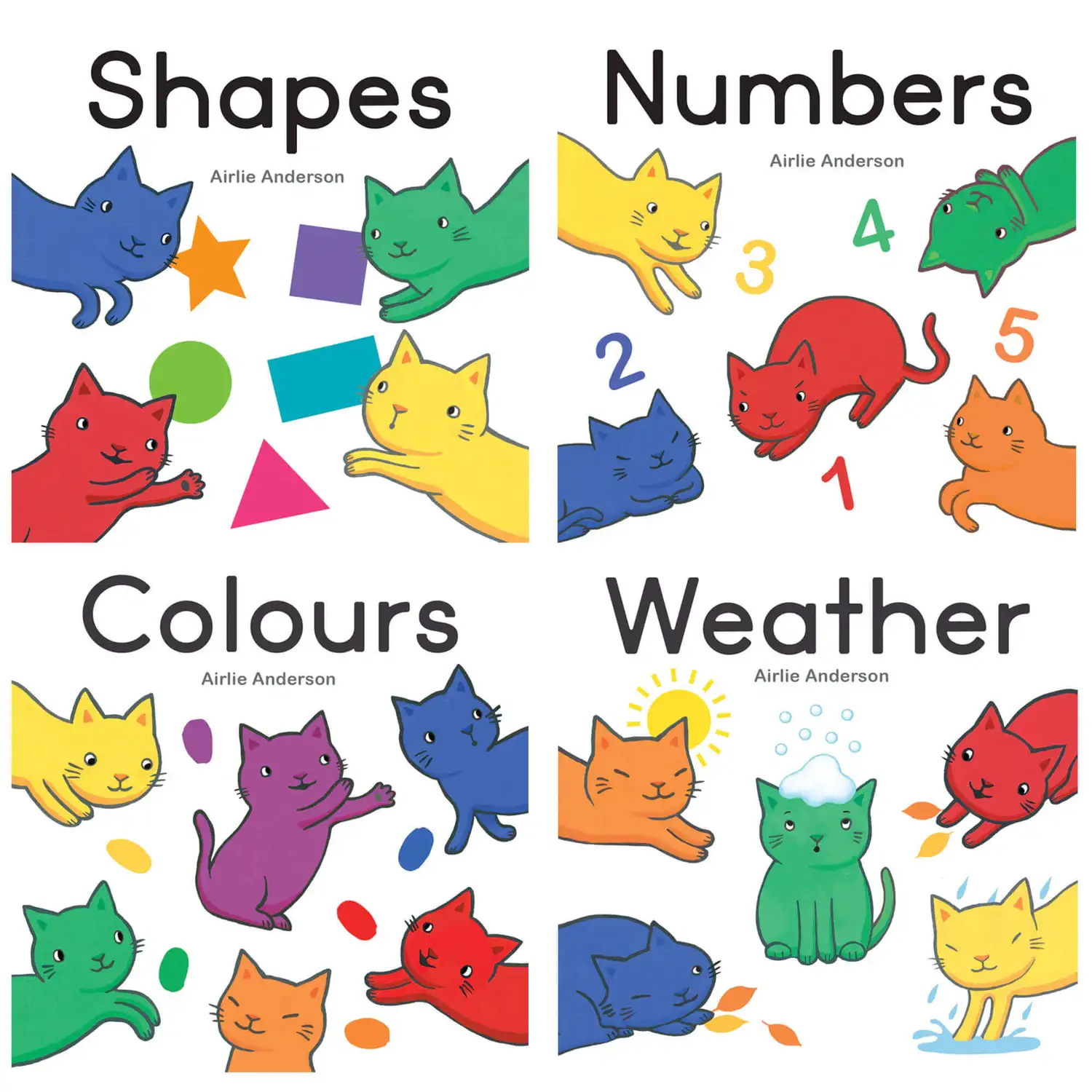 Curious Cats Books Assorted 4 Pack