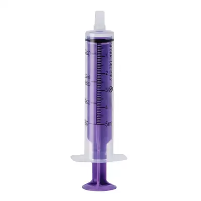 Oral Tip Syringe 5ml 100 Pack