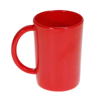 Swixz Melamine Handled Mug 10oz 6 Pack - Colour: Red