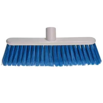Soclean Soft Broom Head 12" - Colour: Blue