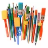 Kids Paint Brushes and Dabbers Assorted 25 Pack
