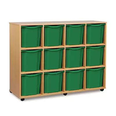 Mobile Drawer Unit With 12 Large Trays