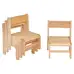 Beech Stacking Chair 260mm 4 Pack