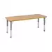 Milan Rectangular Table 1500x600mm Grey