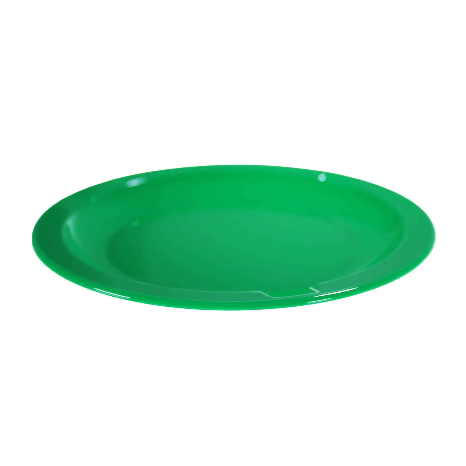 Swixz Polycarbonate Narrow Rimmed Plates 172mm Green 12 Pack G2p100