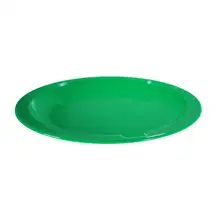 Swixz Polycarbonate Narrow Rimmed Plates 172mm Green 12 Pack G2p100