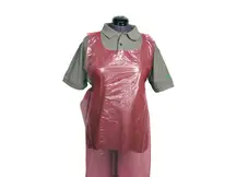 Proform Disposable Plastic Aprons On A Roll Red 200 Pack G1p99