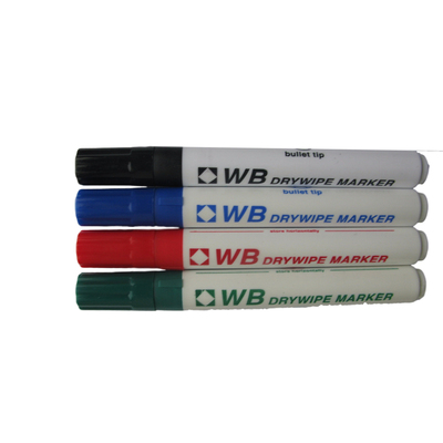 Drywipe Markers Assorted 4 Pack