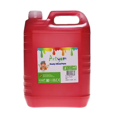 Artyom Ready Mixed Paint 5 Litre - Colour: Red