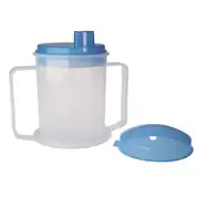 Twin Handled Drinking Cup With Lids 350ml