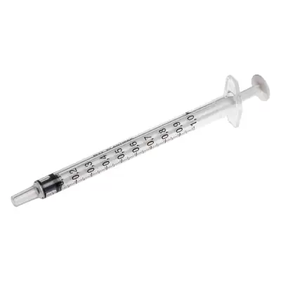 BD Plastipak Hypodermic Syringe Luer Slip 1ml 120 Pack