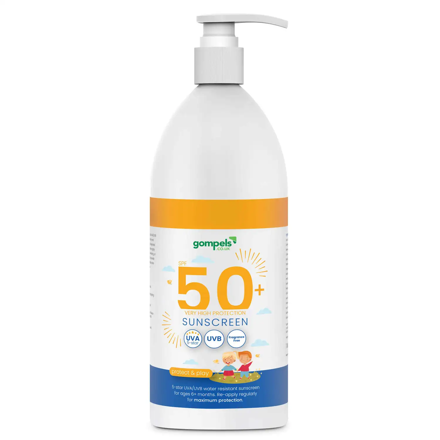 Gompels SPF 50+ Sunscreen 1 Litre G3p95