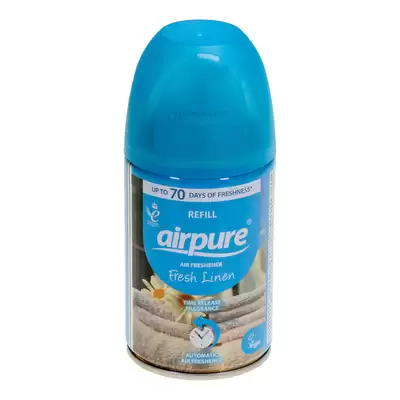 Air Freshener Refill Canister 250ml x 12 - Fragrance: Fresh Linen