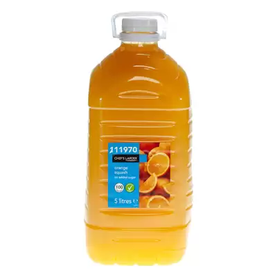 Squash 5 Litre - Type: Orange
