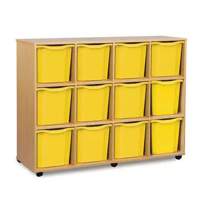Mobile Drawer Unit With 12 Large Trays
