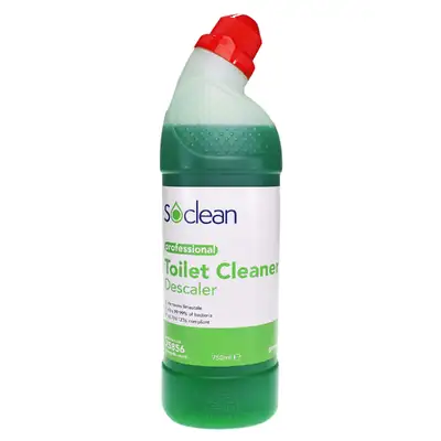 Soclean Toilet Cleaner and Descaler 750ml 8 Pack G3p80