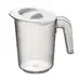 Harfield Polycarbonate Clear Jug and White Lid 500ml G1p100