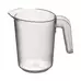 Harfield Polycarbonate Clear Jug and White Lid 500ml