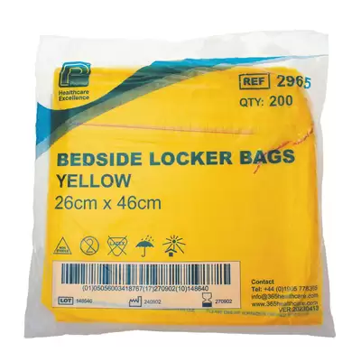 Bags Yellow Disposable+tape200