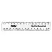 Helix Ruler Clear 15 Cm 50 Pack