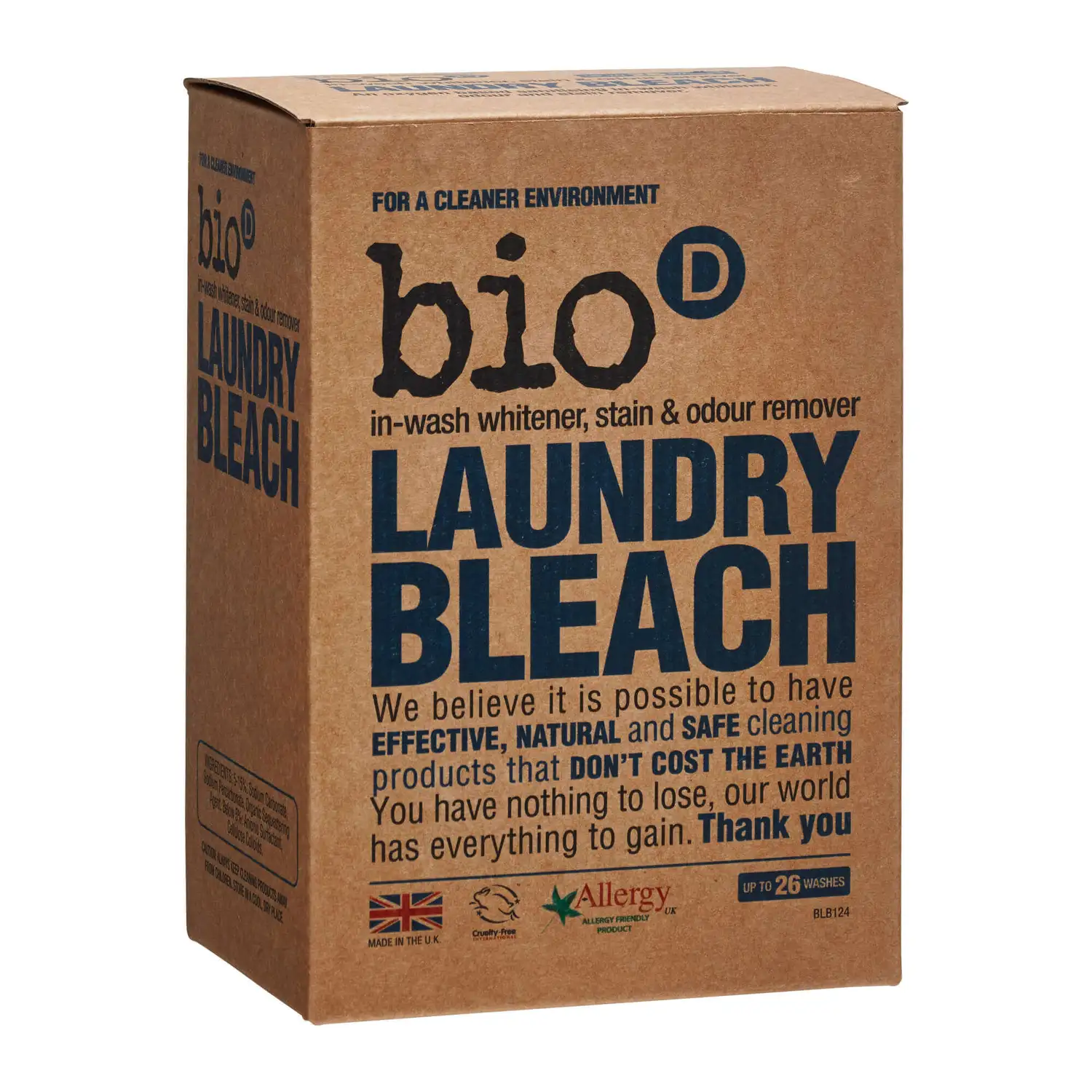 Bio-D Laundry Bleach 400g 12 Pack