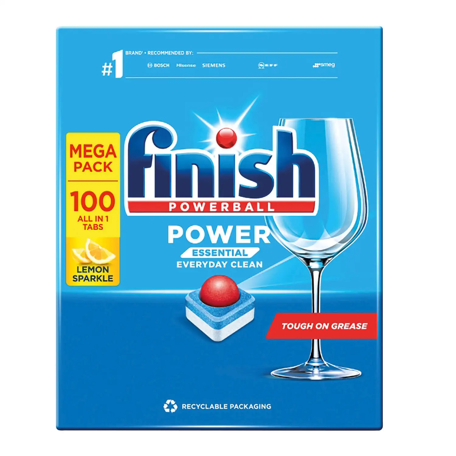 Finish Dishwasher Tablets Lemon 100 Pack G2p100