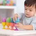Rainbow Wooden Egg Cups
