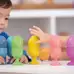 Rainbow Wooden Egg Cups