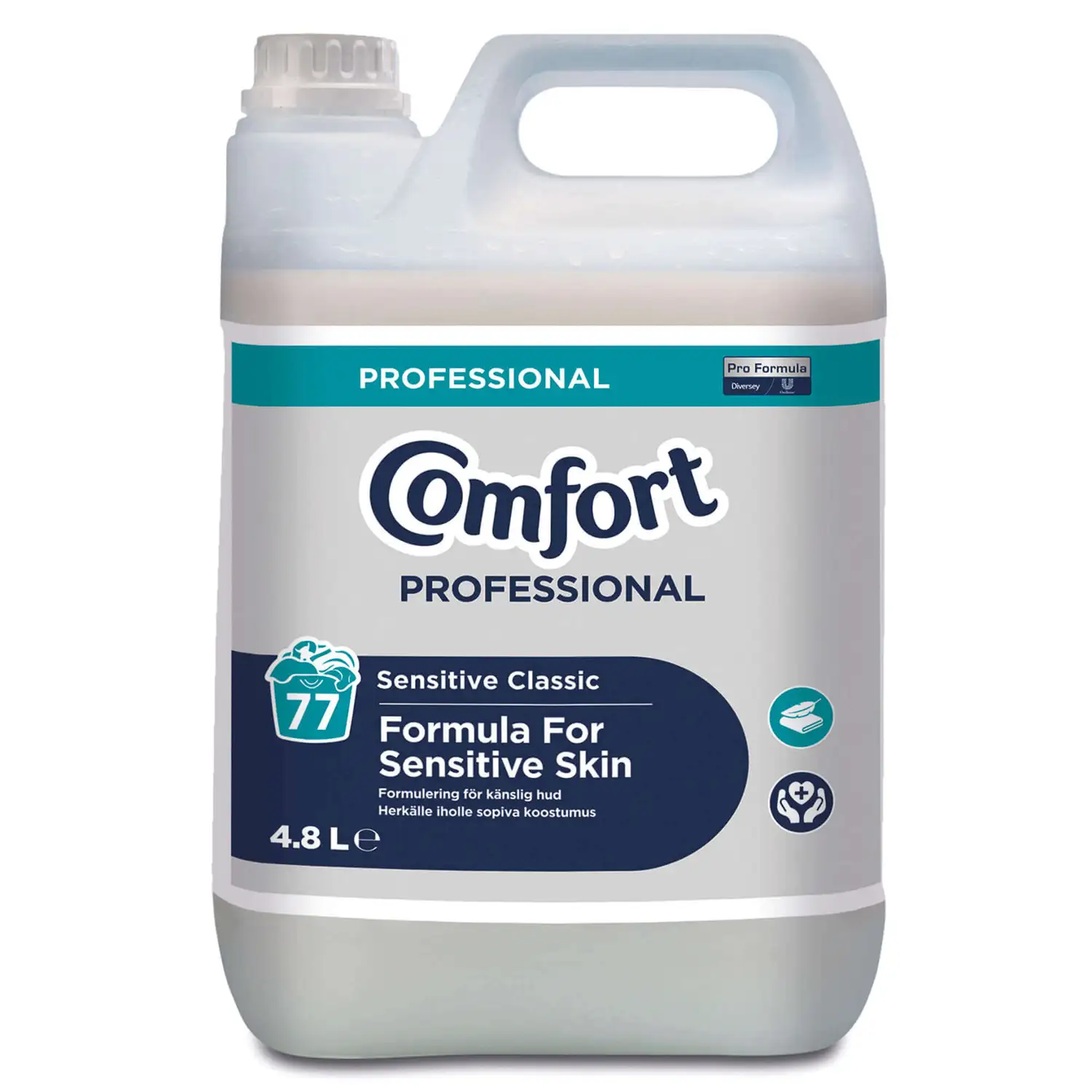 Comfort Sensitive Classic Fabric Softener 4.8 Litre 2 Pack