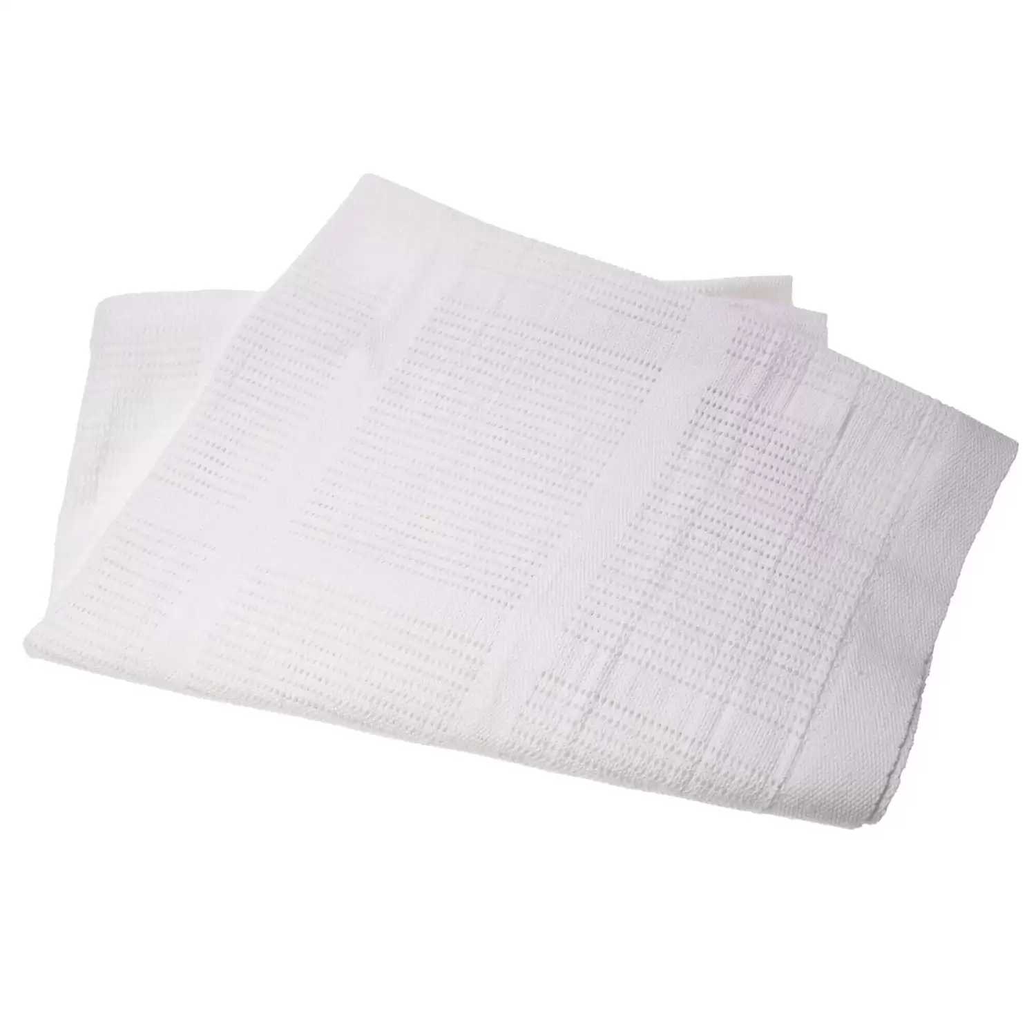 Good Baby Cellular Blanket White 100x150cm 2 Pack Gompels Care Nursery Supply Specialists