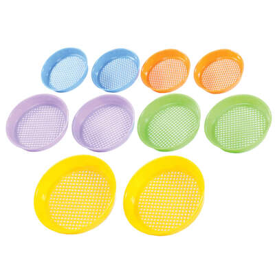 Sand Sieves Assorted 10 Pack