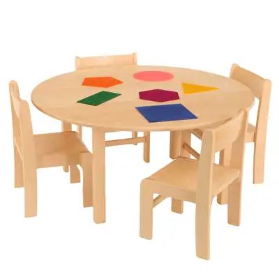 Circular Table With 4 Chairs