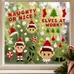 Christmas Elf Window Stickers Assorted