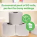 Soclean Toilet Rolls Double Length 400 Sheets 2ply 60 Pack