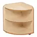 Solway Corner 2 Shelf Unit Maple