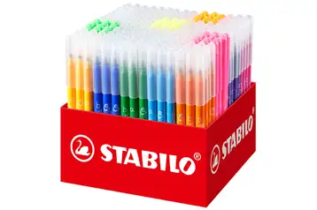 STABILO Power - Medium Fibre-Tip Pen – Pack Of 144 | HC1201186 | Findel International